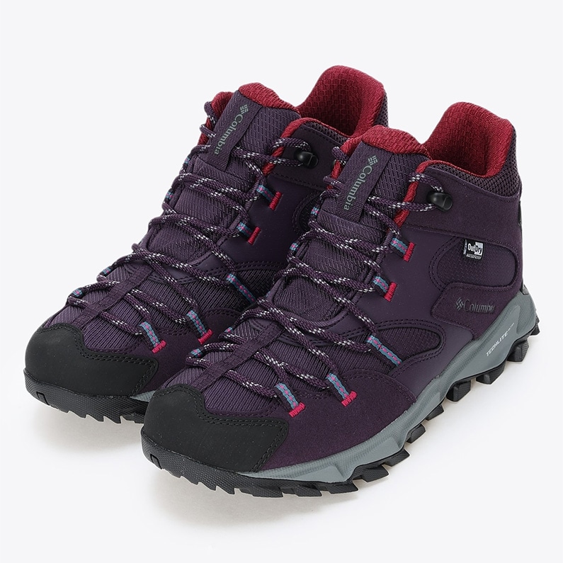 コロンビア セイバー 6 ミッド アウトドライ ワイド レディース トレッキング YK9060 506 ダーク プラム