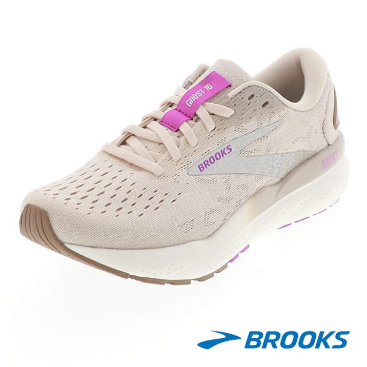 BROOKS ブルックス レディース WOMEN スニーカー ランニング シューズ Ghost16 ゴースト16 ジョギング ランシュー ローカット BRW4072-BR ブラウン