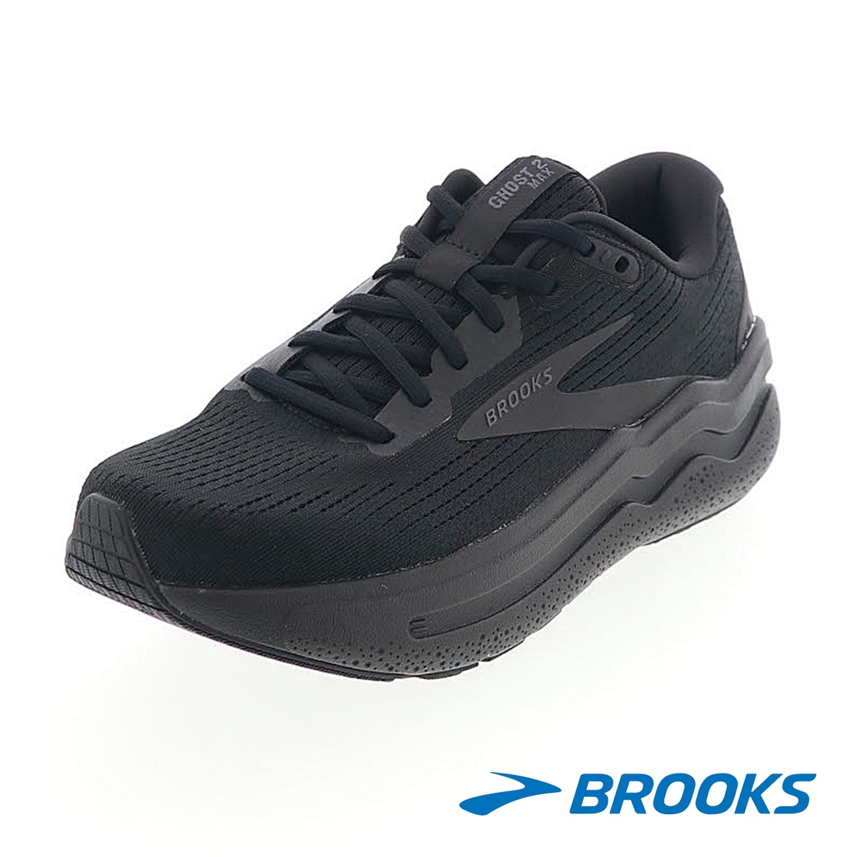 BROOKS ブルックス メンズ スニーカー ランニング シューズ Ghost MAX2 ゴーストMAX2 ジョギング ローカット BRM4313-BLK 黒 ブラック