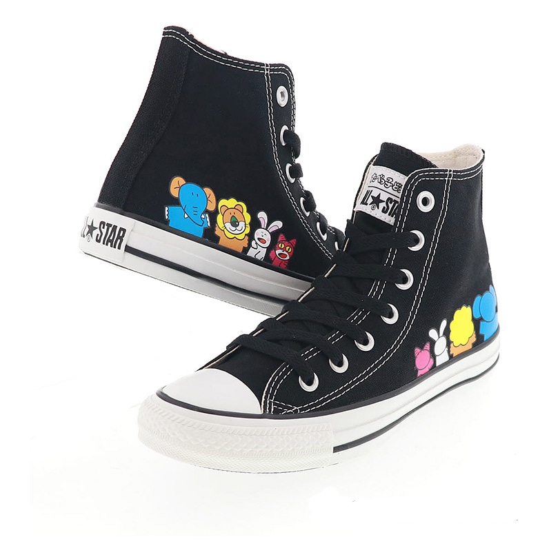CONVERSE コンバース オールスター HI たべっ子どうぶつ コラボモデル ハイカット スニーカー レディース キャンバスシューズ 1SE714 ブラック