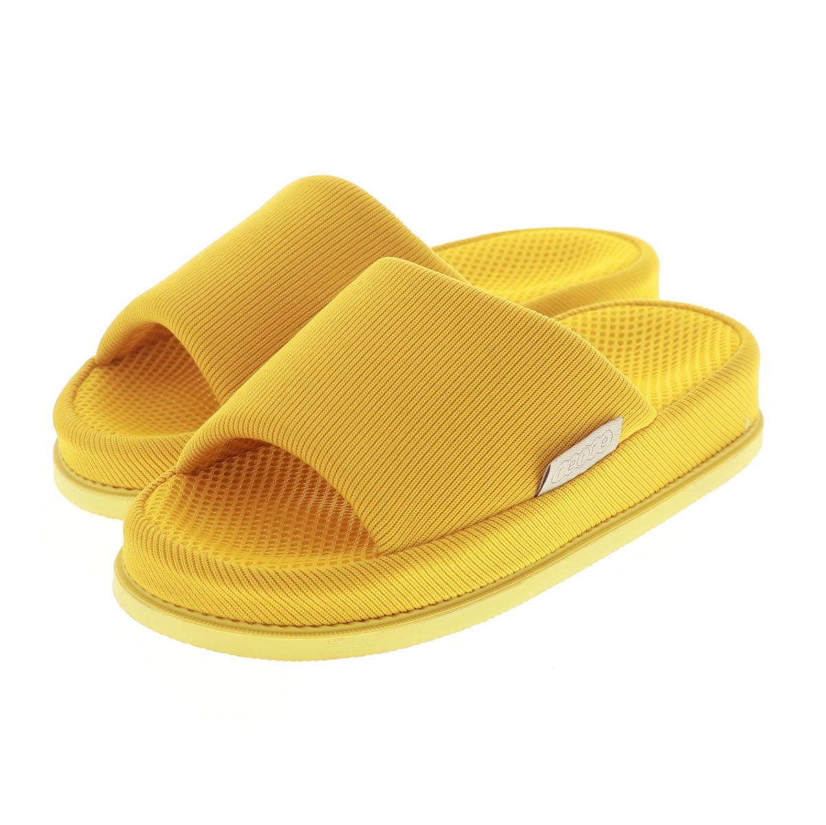 【refre】リフレコンフォートレディーススリッパ 足裏（土踏まず）を心地よく刺激 リカバリー Mサイズ イエロー