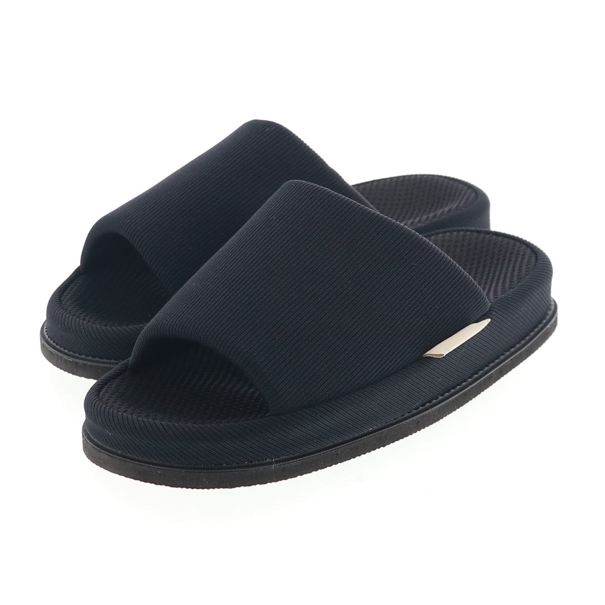 ヒール スリッパ フォーマル ブラック STR2-207 | お家時間充実