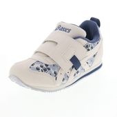 asics アシックス キッズ スニーカー SUKU2 スクスク IDAHO MINI アイダホ ミニ KT-ES G 1144A374-200 オフホワイト×オフホワイト 女の子 花柄 ベルトタイプ