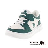 モズ MOZ 25101 キッズスニーカー ジュニアシューズ 子供靴 運動靴 履きやすい 軽い ベルクロベルト ゴム紐  Green/C グリーン ホワイト|マ行|ブランド一覧