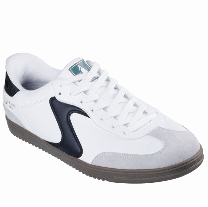 SKECHERS スケッチャーズ スリップインズ メンズ スニーカー 254154W ホットショット - リレゲート WIDE FIT ホワイト/ブラック