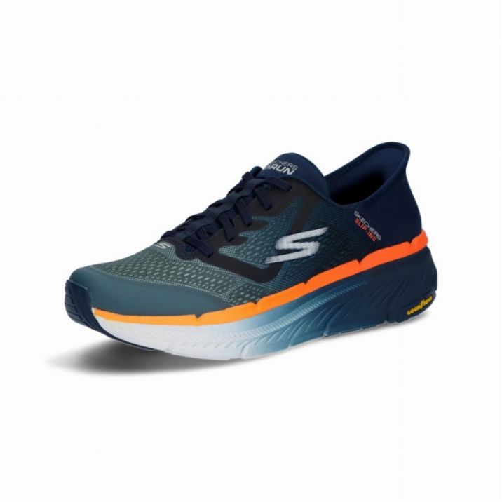 SKECHERS スケッチャーズ スリップインズ メンズ シューズ マックスクッショニング プレミア 2.0 G220526 SL NVOR 防滑ソール