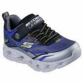 SKECHERS スケッチャーズ キッズ スニーカー 光る靴 ボルテックス 2.0 ベルトロックス 400605L SLBK シルバー/ブラック マジックテープ 男の子|サ行|ブランド一覧