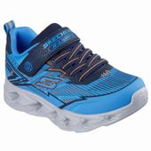 SKECHERS スケッチャーズ キッズ スニーカー 光る靴 ボルテックス 2.0 ベルトロックス 400605L BLNV ブルー/ネイビー マジックテープ 男の子|サ行|ブランド一覧