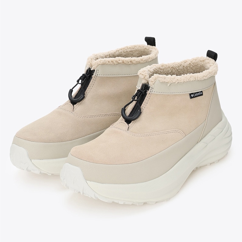 Columbia コロンビア レディース ブーツ スカイライド ジップ ウォータープルーフ YU9096 271 防水 2025秋冬新作 Ancient Fossil