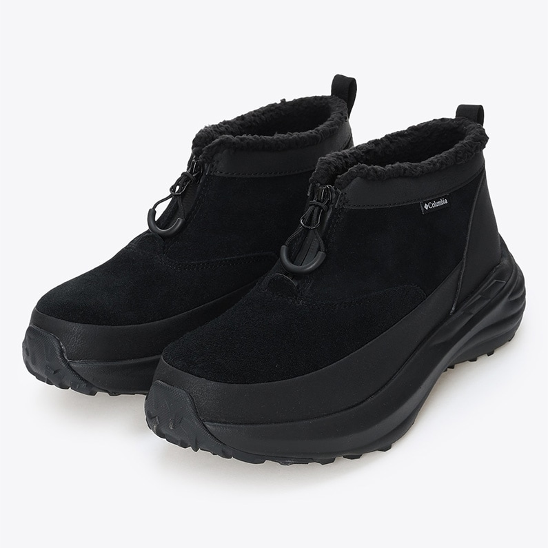 Columbia コロンビア レディース ブーツ スカイライド ジップ ウォータープルーフ YU9096 010 防水 2025秋冬新作 ブラック 黒
