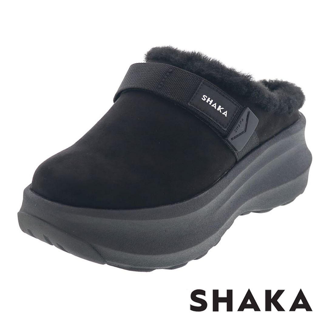 SHAKA シャカ スナッグ ボア ミュール GES チャンキー レディース 厚底 クロッグサンダル スリッポン SK-345 SNUG BOA MULE GES CHUNK ブラック