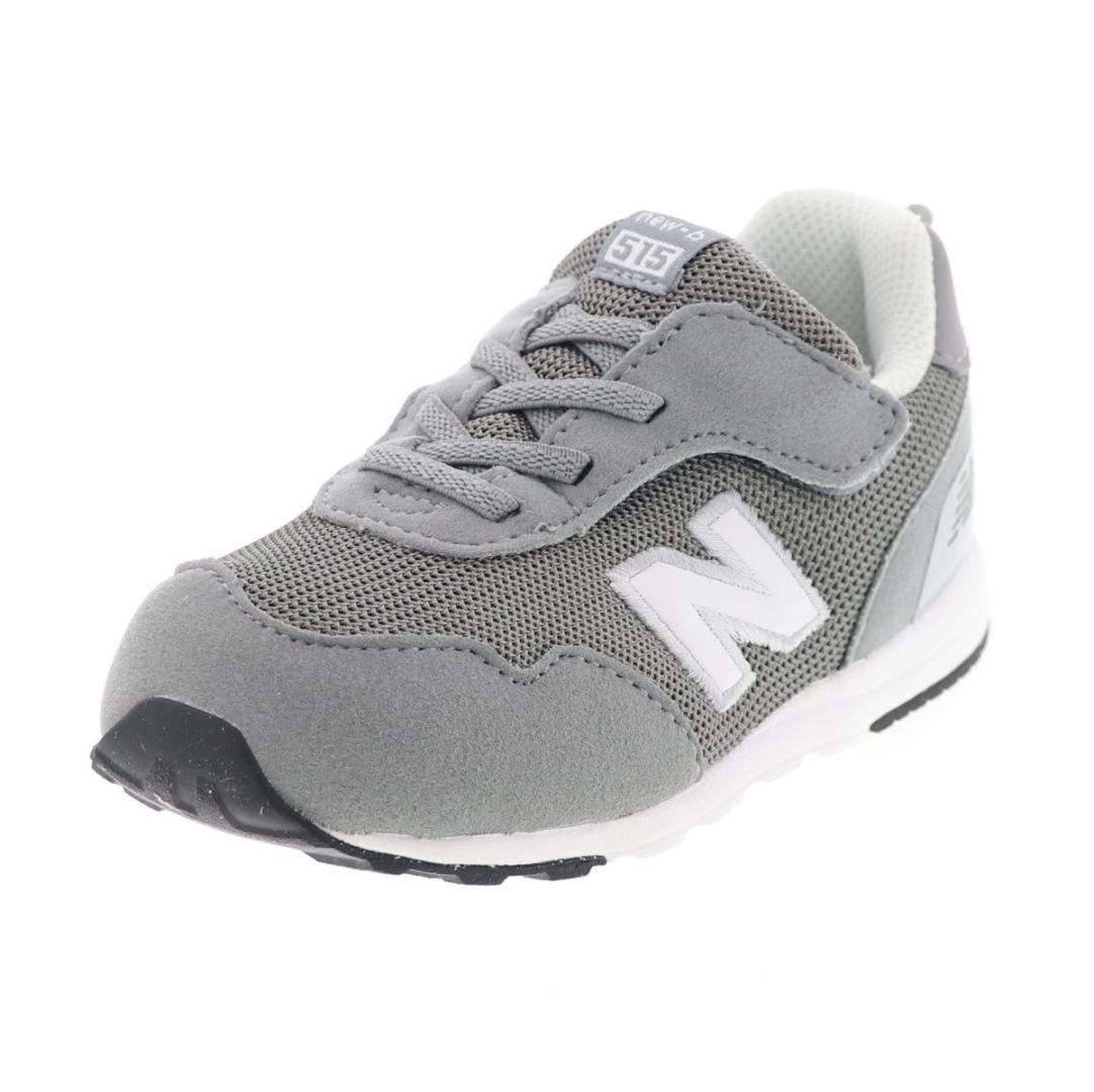 new balance ニューバランス NW515 キッズ スニーカー ベビーシューズ 子供靴 履きやすい ベルクロベルト GRY グレー 13.0cm～16.5cm