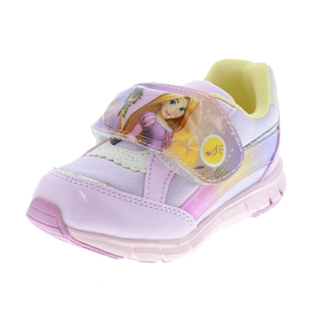 ディズニープリンセス キッズ スニーカー 音が鳴る靴 サウンドギミックシューズ ラプンツェル DN C1346 PURPLE パープル 紫 ムーンスター 2E 抗菌 防臭