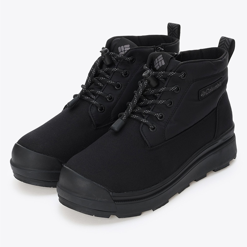 Columbia コロンビア レディース ブーツ サップランド フォー チャッカ ウォータープルーフ オムニヒートインフィニティ YU9682 010 保温 防水 2025秋冬新作 ブラック 黒