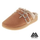 マリブサンダルズ レディースサンダル カジュアル スリッポン 秋冬 あったかボア MALIBU SANDALS FLORES MULE GOLDEN OAK/TAN キャメル MS20-0007|スリ