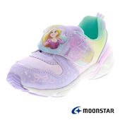 ディズニープリンセス キッズ スニーカー LEDシューズ  光る靴 ラプンツェル DN C1358LE PURPLE パープル 紫 ムーンスター 2E 抗菌 防臭|マ行|ブランド一覧