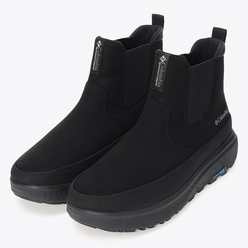 Columbia コロンビア レディース ブーツ イエローテイル アイスマジック サイドゴア ウォータープルーフ YU1945 010 保温 防水 新作 ブラック 黒