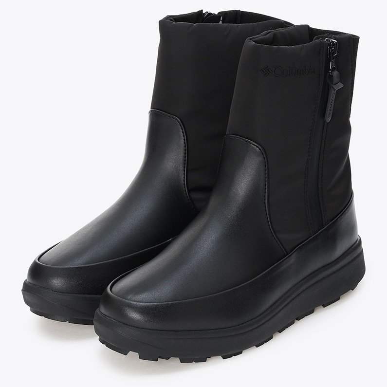 Columbia コロンビア レディース ブーツ サップランド スリー ディーヴァ サイドジップ ウォータープルーフ オムニヒートインフィニティ YL8933 010 WOMENS 保温 防水 新作 ブラック 黒