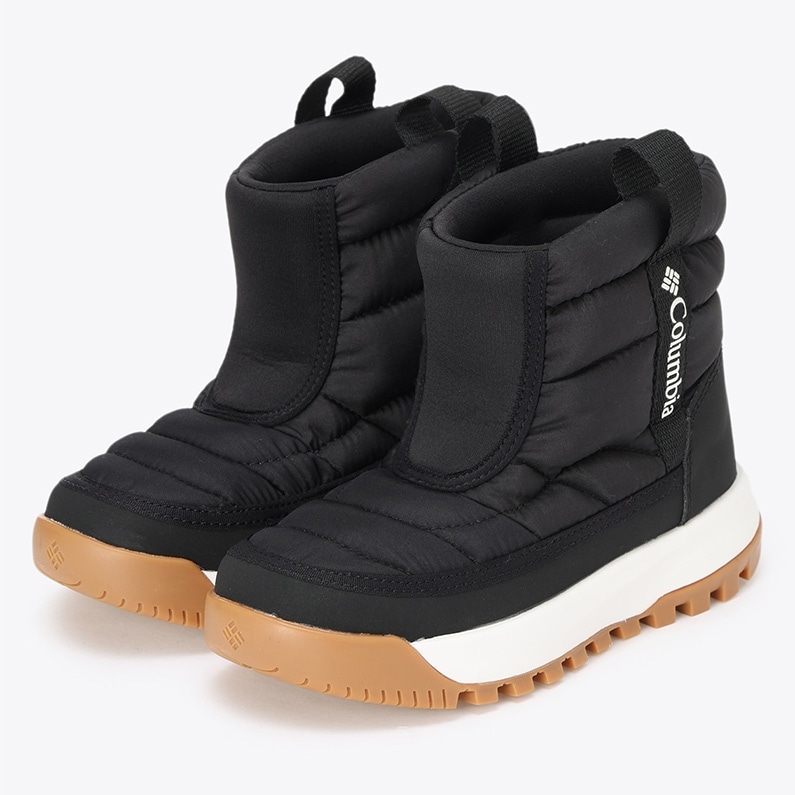 Columbia コロンビア ジュニア キッズ ブーツ ユース スノートロット ミッド BY2238 010 保温 撥水 ブラック 黒 スノーブーツ