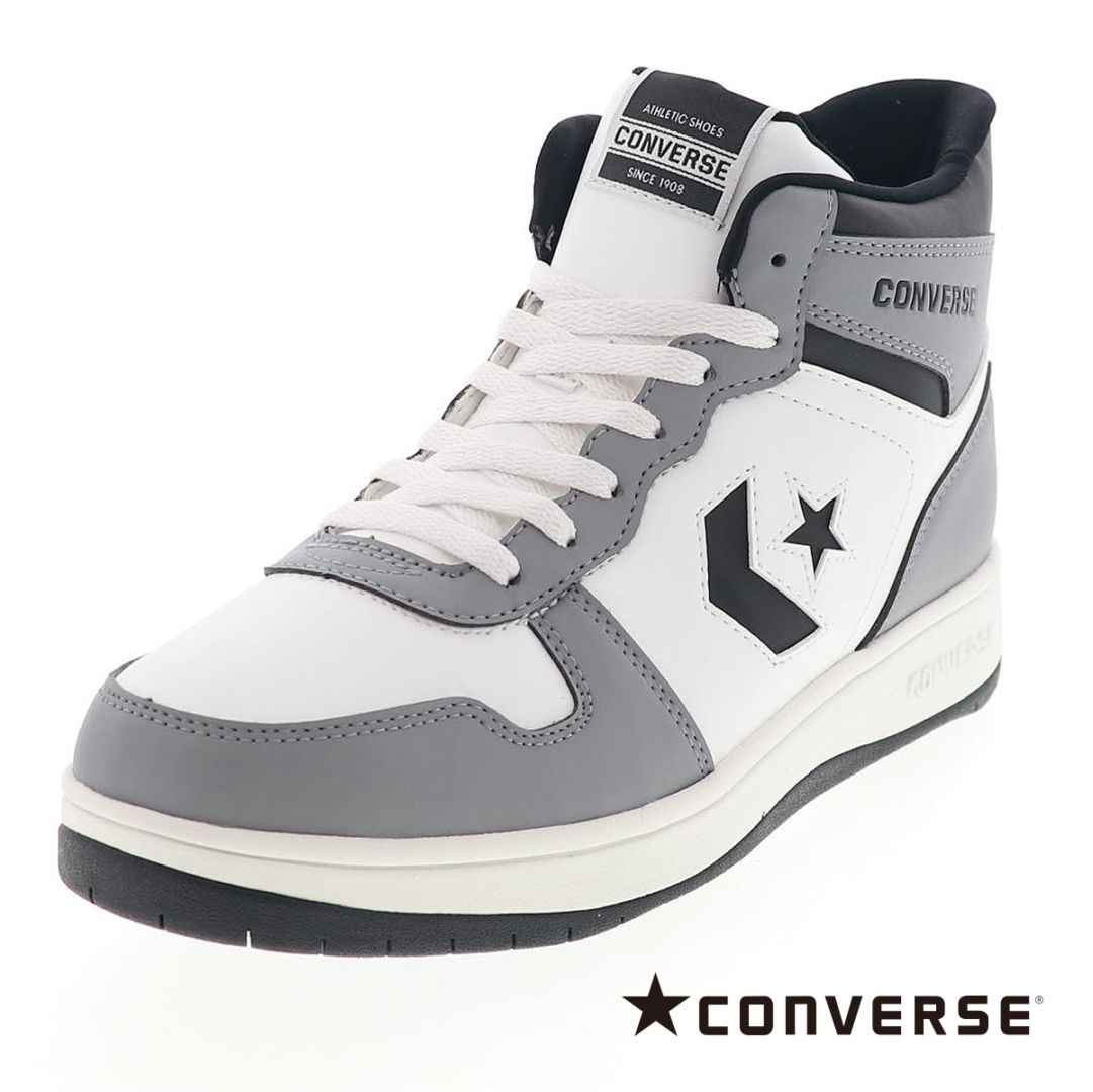 CONVERSE コンバース メンズ スニーカー ネクスター1360 ミッドカット スノトレ 防水シューズ NEXTAR NX1360 WP MID ホワイト/グレイ/ブラック
