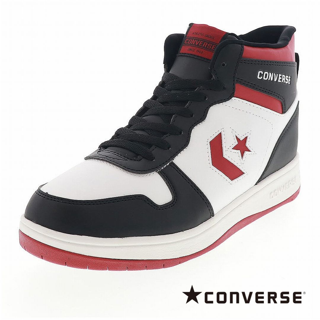 CONVERSE コンバース メンズ スニーカー ネクスター1360 ミッドカット スノトレ 防水シューズ NEXTAR NX1360 WP MID ホワイト/ブラック/レッド
