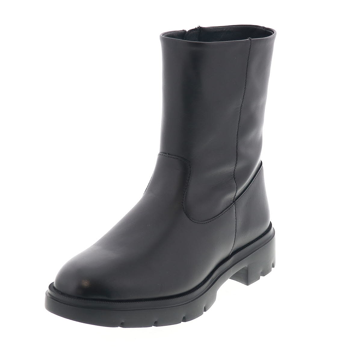 アキュアーズ レディース カジュアル プレーン ブーツ ジップアップ AcureZ AO-10254 GORE-TEX 全天候型 008 BLACK ブラック 防水 消臭 3E幅