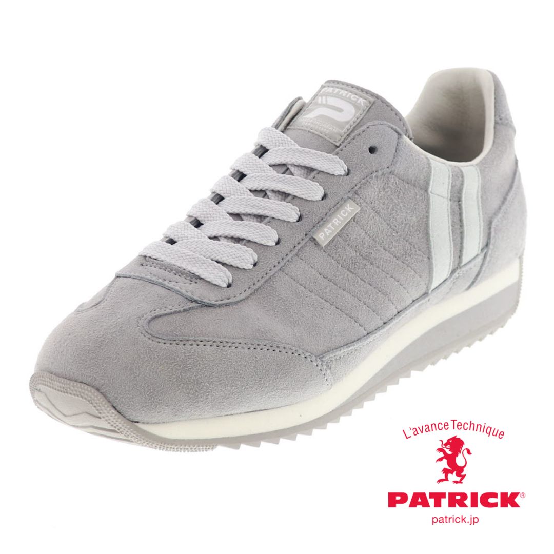 パトリック マラソン ゴートスエード メンズ スニーカー カジュアル シューズ PATRICK MARATHON-GS 507774 GRY グレー 日本製