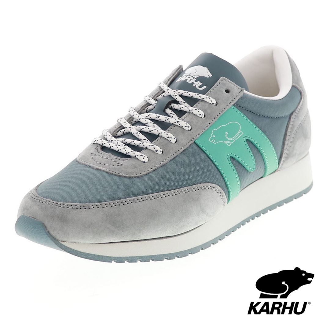 KARHU カルフ アルバトロス 82 レディース スニーカー ローカット ALBATROSS 82 F807063 LIMESTONE/POOL BLUE