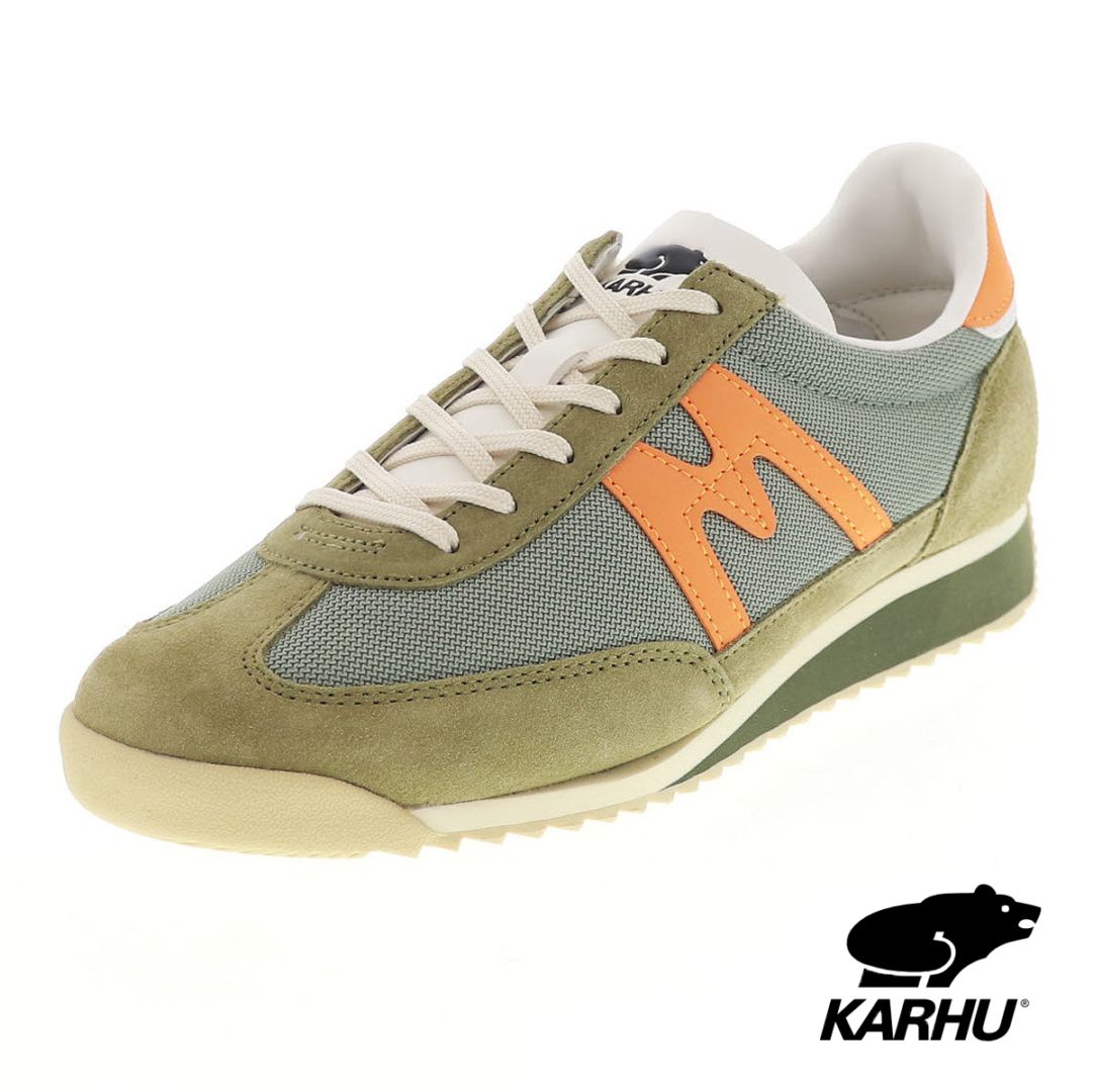 KARHU カルフ メスタリ レディース スニーカー ローカット カジュアルシューズ MESTARI F805084 CEDER/BRIGHT MARIGOLD