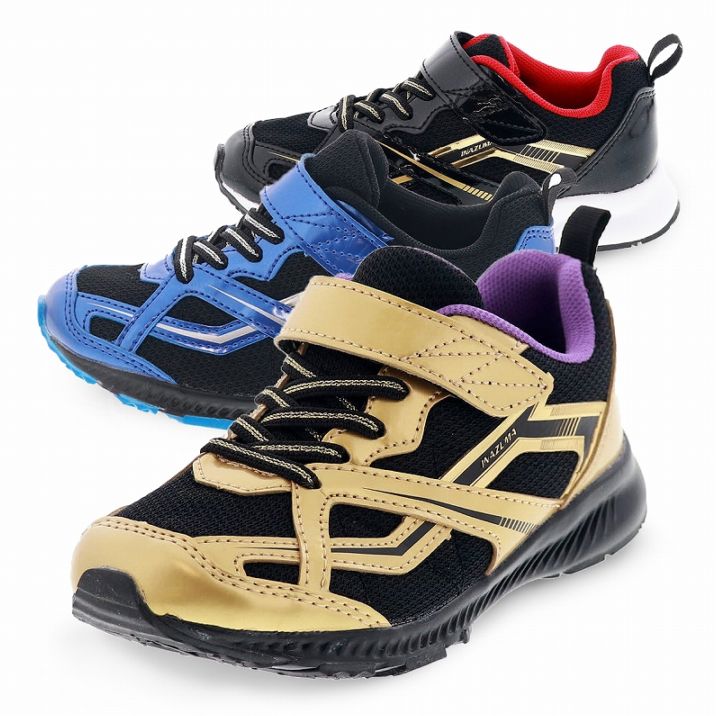 キッズ スニーカー 男の子 運動靴 通学靴 こども 靴 ベルクロベルト