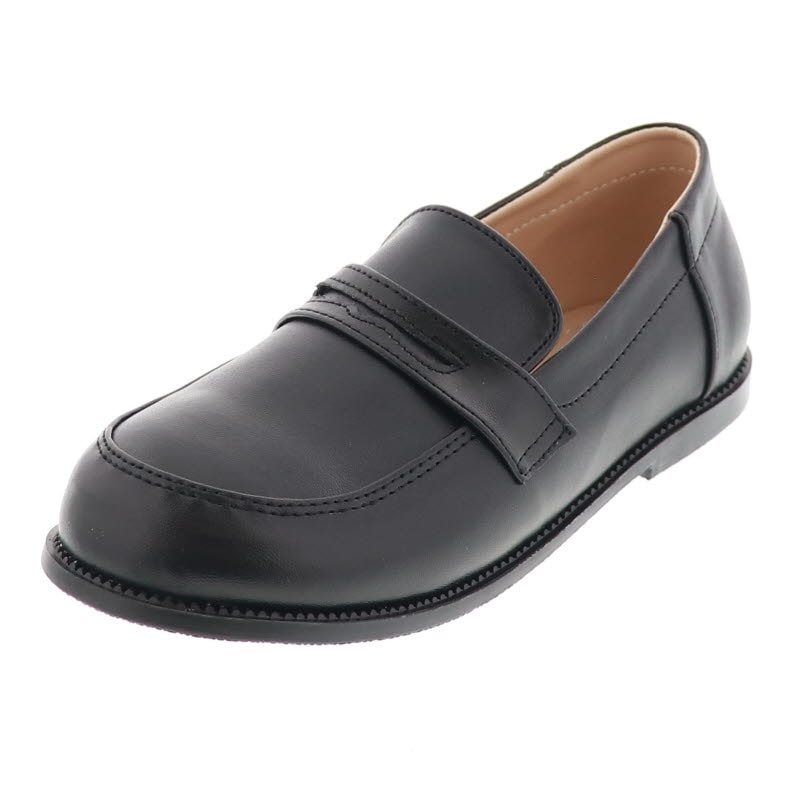 キッズ ローファー フォーマル シューズ ジュニア 子供 男の子 女の子 卒園 卒業 入学 七五三 発表会 オリジナル TS-4012ローファー 黒 ブラック 17.0cm〜23.0cm