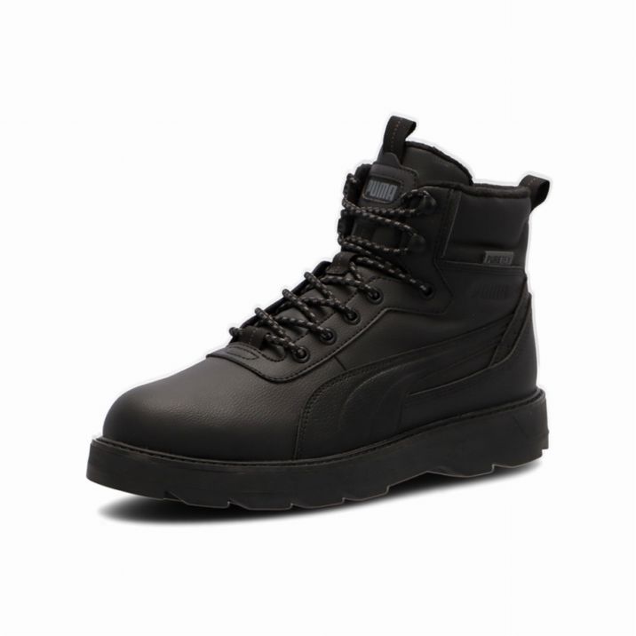 PUMA メンズ ハイカット スニーカー デジアルト V3 ピュアテックス 393928 01 PUMA Black-PUMA Black