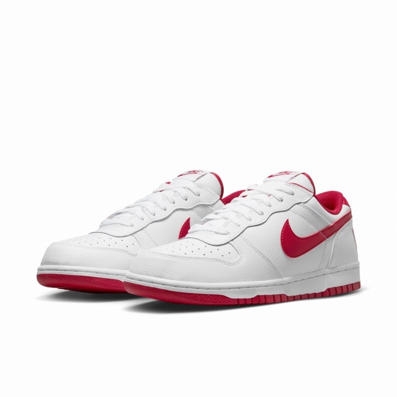 ナイキ NIKE メンズ スニーカー ナイキ ビッグ ナイキ ロー 355152 150 BIG NIKE LOW ホワイト/ジムレッド