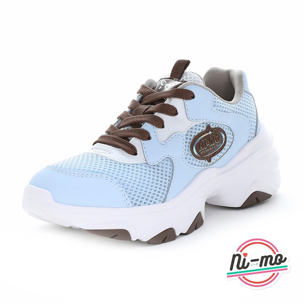 ニーモ Ni-mo ムーンスター NM J143 アツゾコ Cuugal コラボ キッズ スニーカー ジュニアシューズ 女の子 ガールズ Ag＋抗菌防臭 サックス