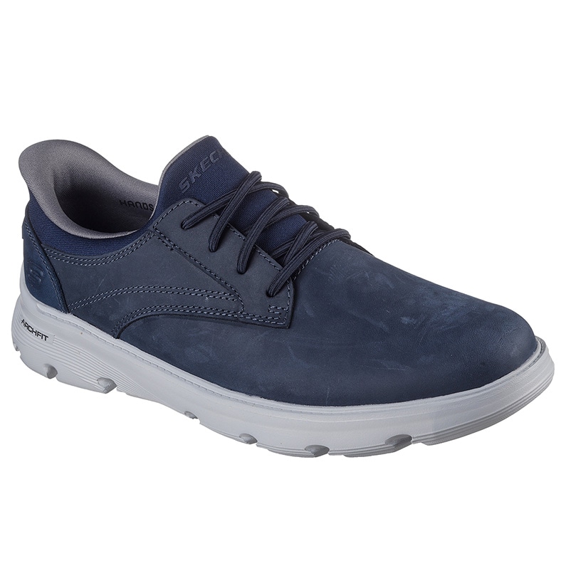 SKECHERS スケッチャーズ スリップインズ メンズ スニーカー カジュアルシューズ 205511 ガルザ ラングストン GARZA NVY NAVY ネイビー
