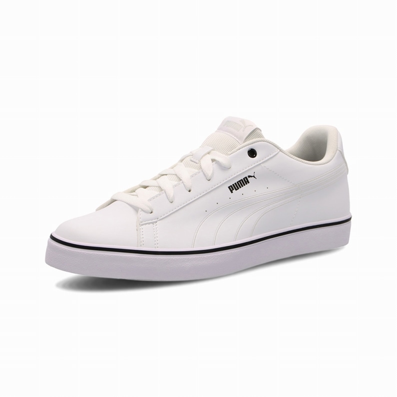PUMA プーマ レディース スニーカー 389908 01 プーマ V コート バルク EB PUMA WHITE-PUMA BLACK