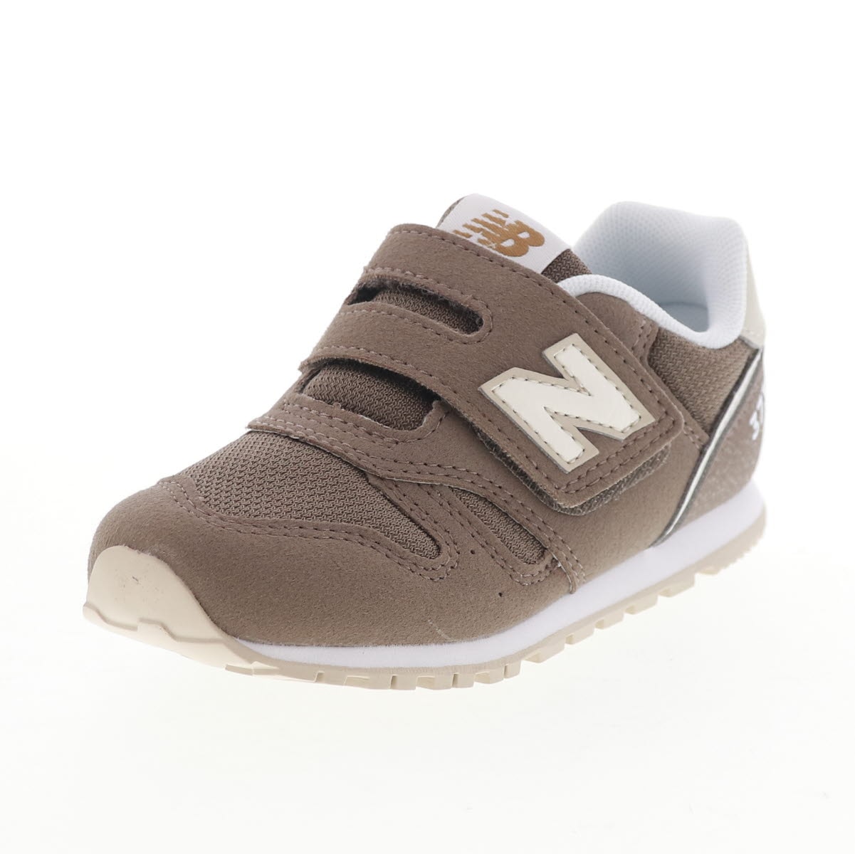 new balance ニューバランス I373 7OY キッズスニーカー シューズ 子供靴 運動靴 W幅 ベルクロベルト メッシュ ブラウン 茶 13.0cm〜16.5cm