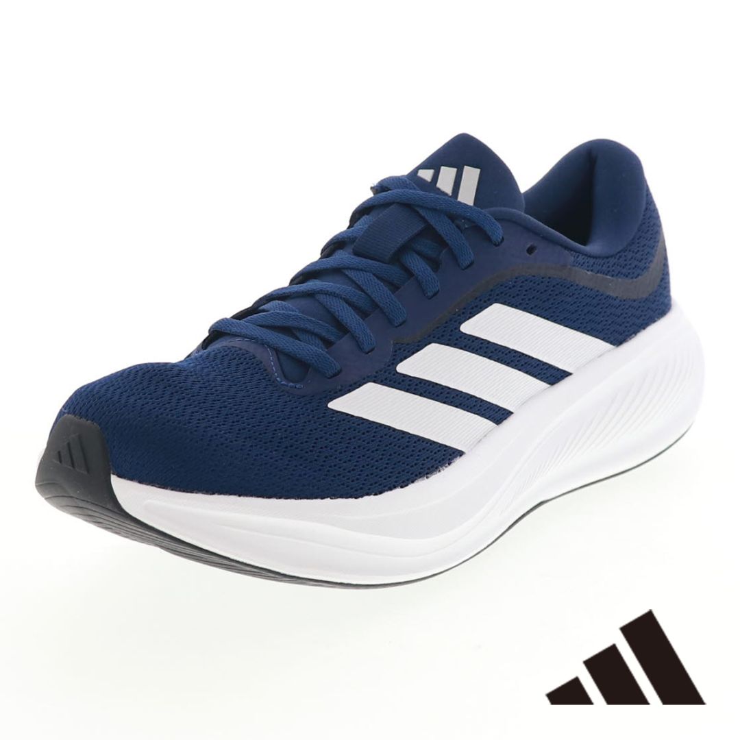 adidas アディダス レスポンス ランナー 2 KJ1735 メンズ ランニング シューズ 運動靴 スニーカー スポーツシューズ ダークブルー×ホワイト  ネイビー