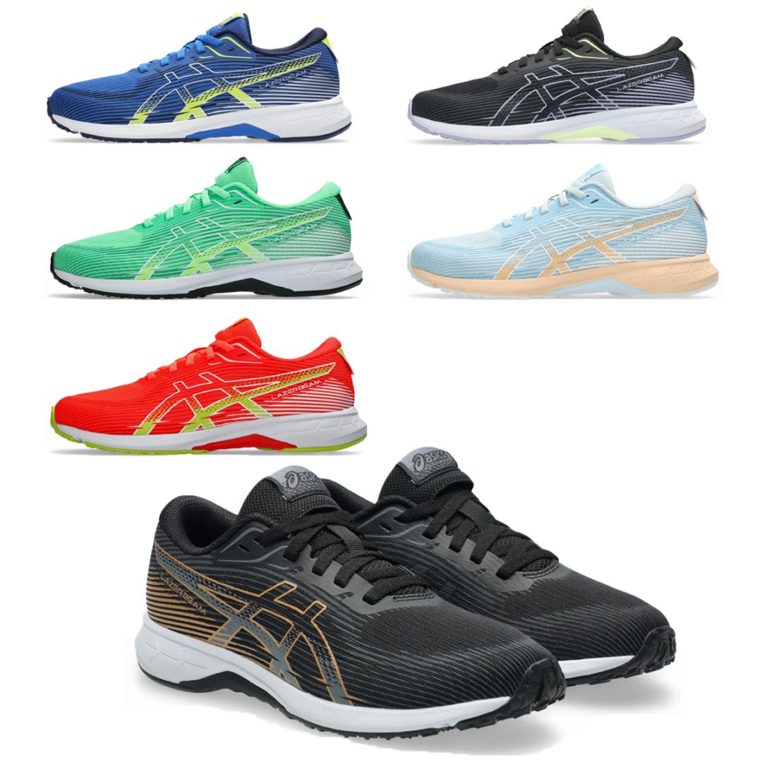 asics アシックス レーザービーム キッズスニーカー ジュニアシューズ 消臭 運動靴 LAZERBEAM RK 1154A222 シューレース