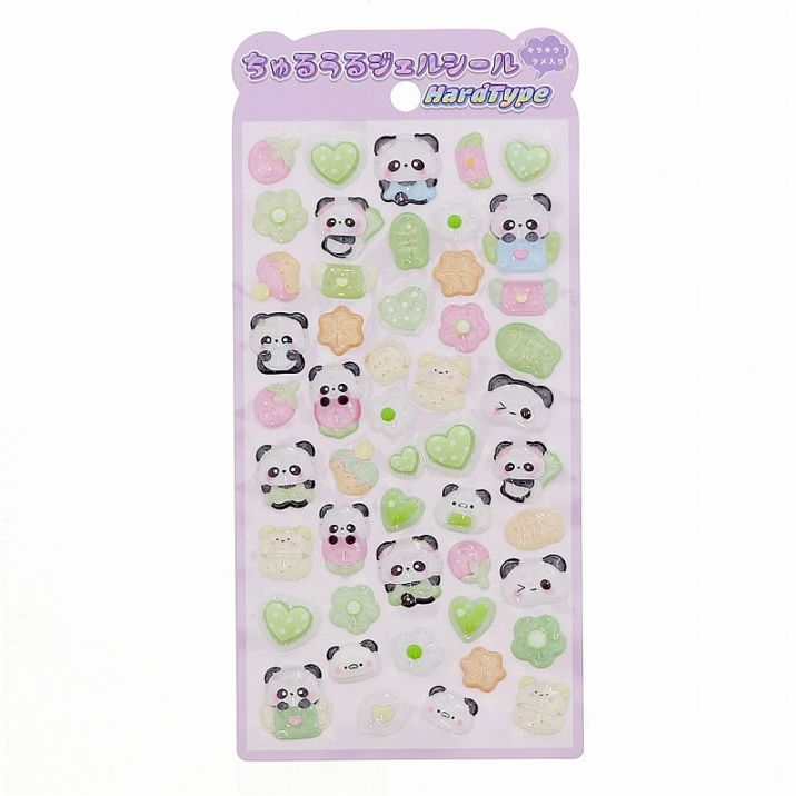 ちゅるうるジェルシール ハードタイプ 海のおともだち ポップシール
