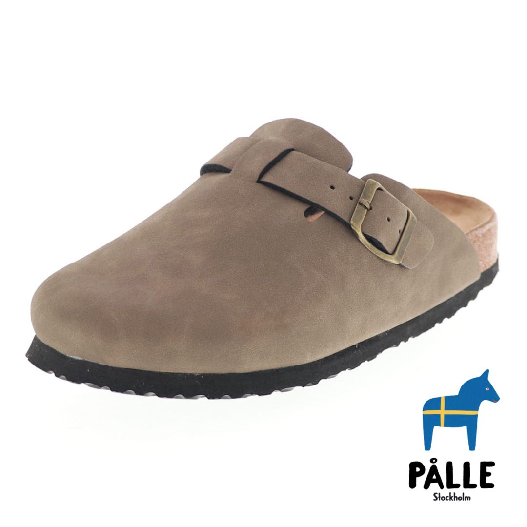 ポレ レディース クロッグ サボサンダル スリッポンシューズ オフィス スリッパ アウトドア 北欧デザイン ホース 馬 PALLE 2541 TAUPE トープ
