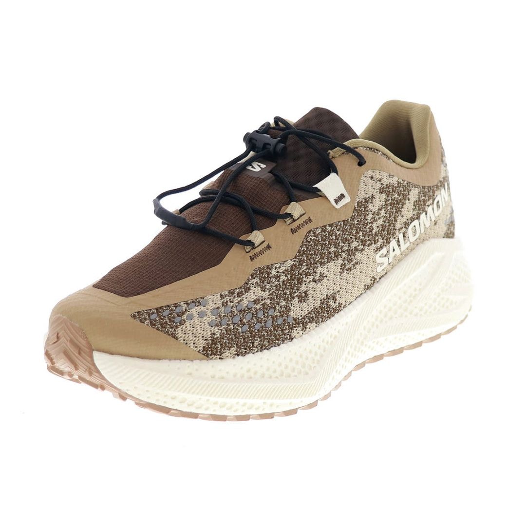 SALOMON サロモン AERO GLIDE 4 GRVL メンズ スニーカー 男性用 ランニングシューズ 運動靴 軽量 メッシュ 491746 29 VO サファリ/バニラアイス/アースブラウン