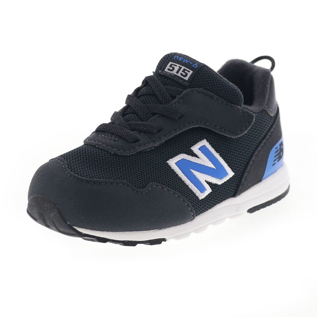 NB I515559 ニューバランス I515 キッズ スニーカー ベビーシューズ 子供靴 履きやすいベルクロベルト W幅 ブラック/ブルー 13.0cm〜16.5cm