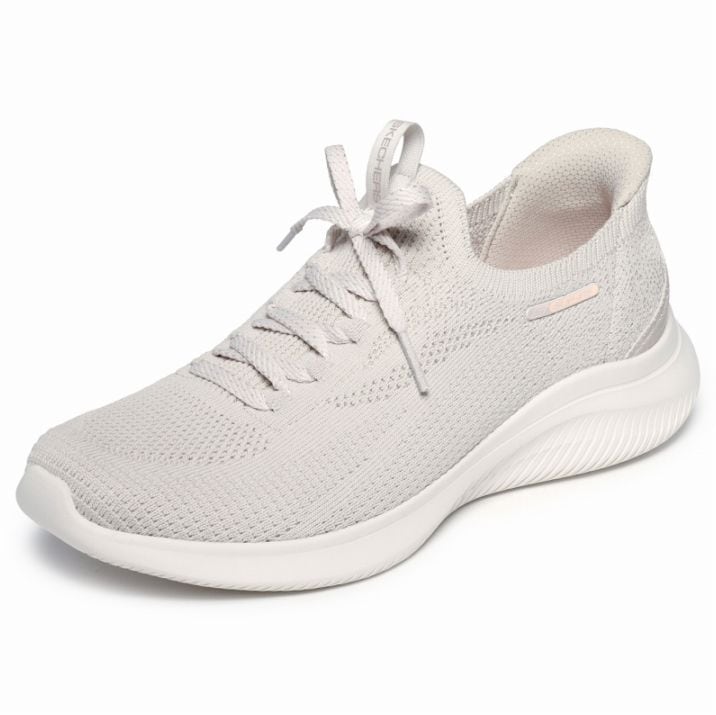 SKECHERS スケッチャーズ スリップインズ ウルトラ フレックス 4.0 レディース スニーカー 150801 NAT ナチュラル