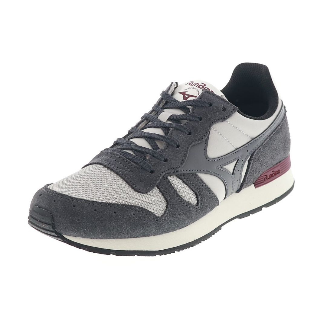 ミズノ MIZUNO ML87 メンズ ランニング カジュアル シューズ スニーカー 運動靴 D1GA261401 ライトグレー×グレー×エンジ