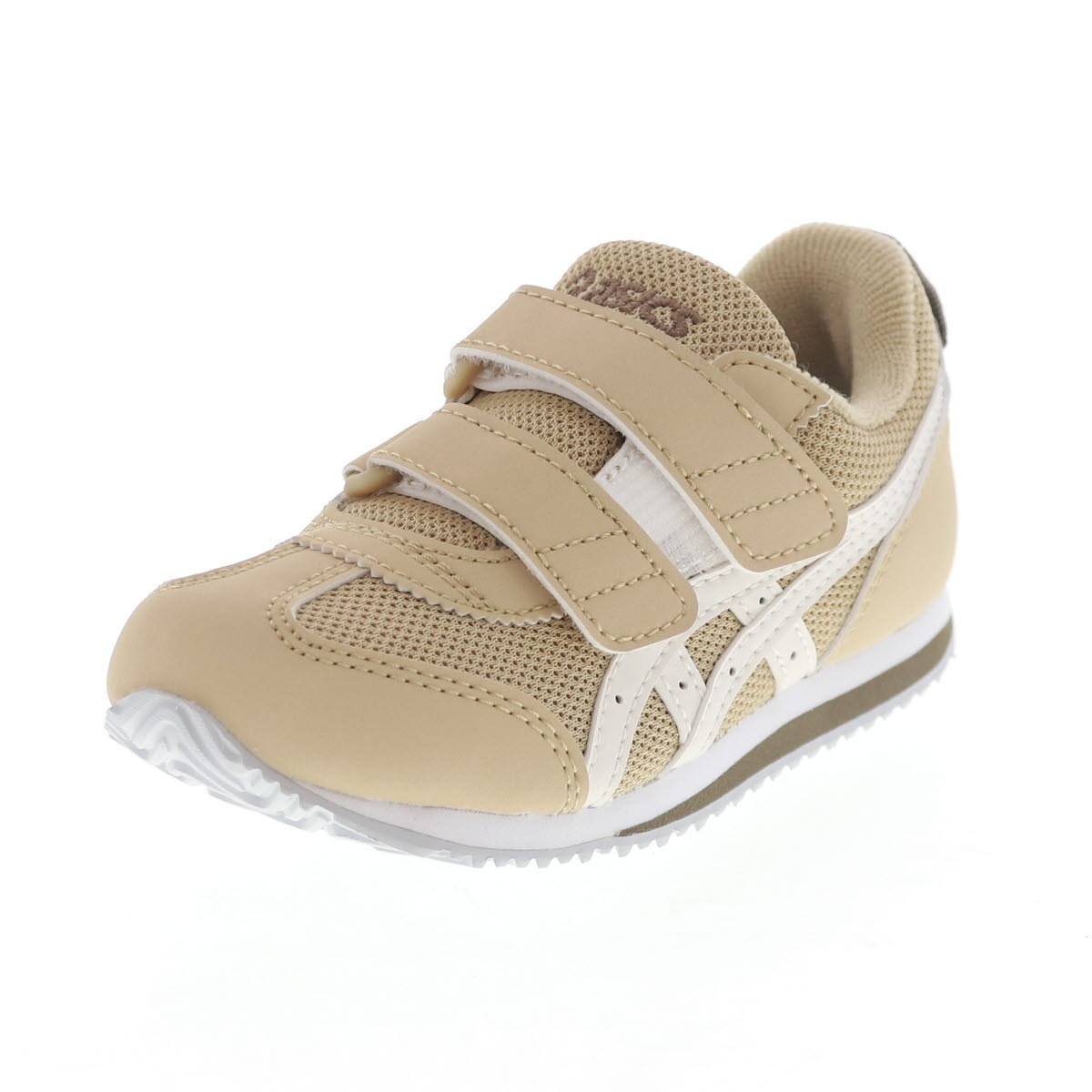 asics アシックス キッズ スニーカー SUKU2 スクスク アイダホ MINI 5 ベージュ×オフホワイト 1144A434-200 子供 小学生 通学
