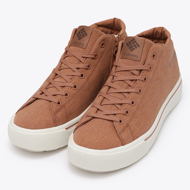 Columbia コロンビア レディース スニーカー ホーソンレイン ミッド ウォータープルーフ YU7030 244 防水 Brass Metallic