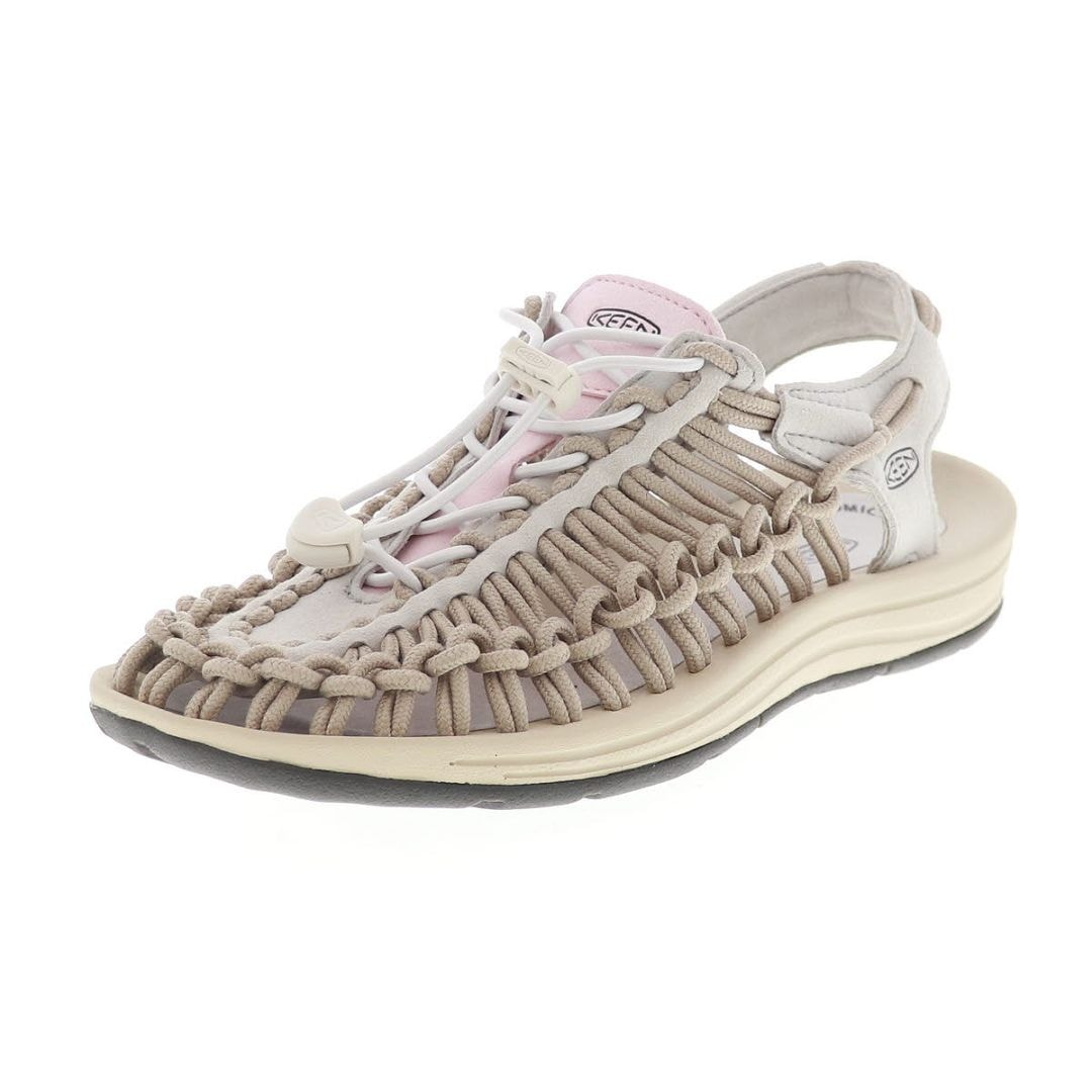 キーン ウィメンズ ユニーク レディース サンダル オープン エア スニーカー アウトドア KEEN UNEEK 1032187 STAR VAPOR/PALE LILAC オフホワイト