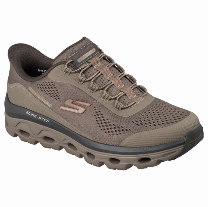 SKECHERS スケッチャーズ スリップインズ メンズ スニーカー 237812 TPE グライドステップ ソール - グローバー ピーク トープ