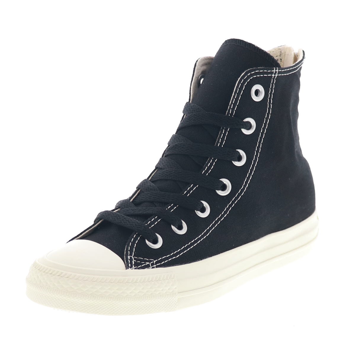 CONVERSE コンバース オールスター バックジップ HI レディース スニーカー ハイカット キャンバスシューズ BLACK ブラック 新作
